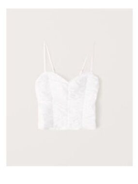 Abercrombie & Fitch White Lace Bustier Cami